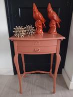 Vintage Bijzettafel / Sidetable Terracotta, Ophalen