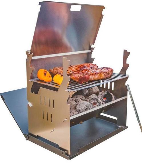 Fennek Houtskoolgrill Charcoal Grill 19Dx28Wx28H, Tuin en Terras, Houtskoolbarbecues, Nieuw, Ophalen