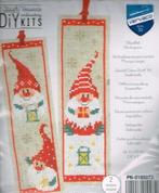 Cado vervaco borduurpakket set van 2 boekenleggers  73 KERST, Ophalen of Verzenden, Nieuw, Borduurpakket