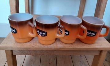 4 vintage Hotcémel Nutricia bekers, USA, ovenvast beschikbaar voor biedingen