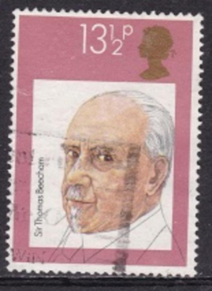 3682 - Engeland michel 847 gestempeld , Thomas Beecham, Postzegels en Munten, Postzegels | Europa | UK, Gestempeld, Verzenden