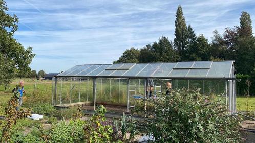 Grote tuinkas, Tuin en Terras, Kassen, Gebruikt, Aluminium, Glas, Ophalen