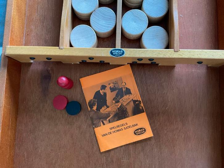 Homas Sjoelbak, Hobby en Vrije tijd, Gezelschapsspellen | Bordspellen, Gebruikt, Een of twee spelers, Ophalen