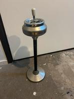 Vintage Staande Asbak, Gebruikt, 50 tot 75 cm, Zwart, Ophalen of Verzenden