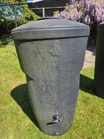 Kunststof antraciet regenton, 270 liter, Tuin en Terras, Regentonnen, 150 liter of meer, Ophalen, Gebruikt, Kunststof