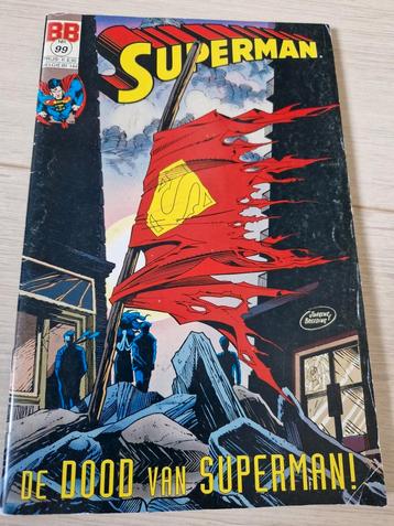 de dood van superman dc comics 99 bb strip nederlands