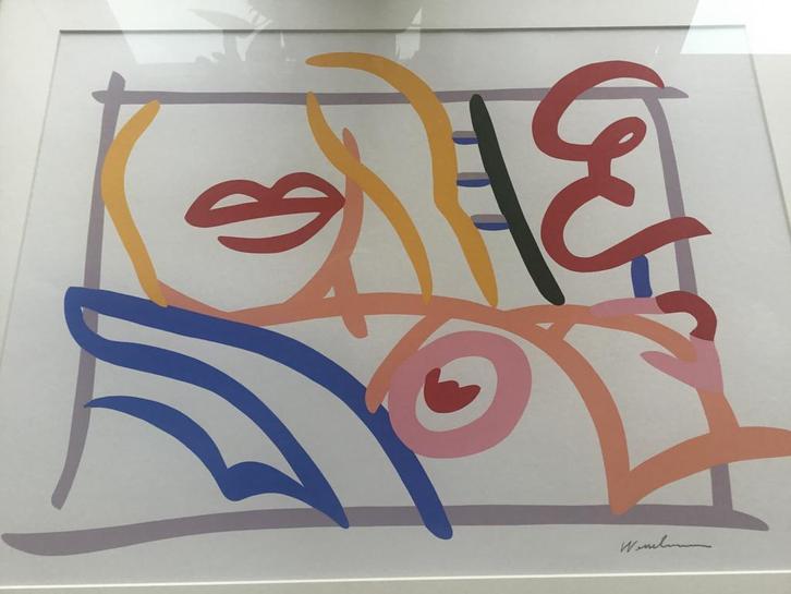 Tom wesselman poster gesigneerd, Antiek en Kunst, Kunst | Litho's en Zeefdrukken, Ophalen of Verzenden