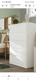 IKEA MALM ladekast 6 lades 80x123, Huis en Inrichting, Kasten | Ladekasten, Ophalen, 5 laden of meer, 100 tot 150 cm, Nieuw