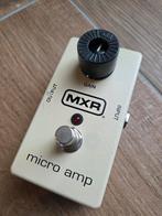 Mxr micro amp, Muziek en Instrumenten, Effecten, Ophalen of Verzenden, Gebruikt, Distortion, Overdrive of Fuzz