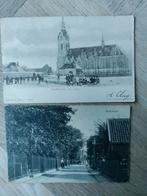 2 Oude ansichtkaarten van Oudkarspel, Zuid-Holland, Ophalen of Verzenden, Voor 1920