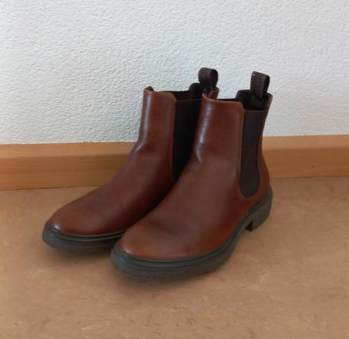 Ecco enkellaarsjes maat 38, Kleding | Dames, Schoenen, Zo goed als nieuw, Bruin, Ophalen of Verzenden