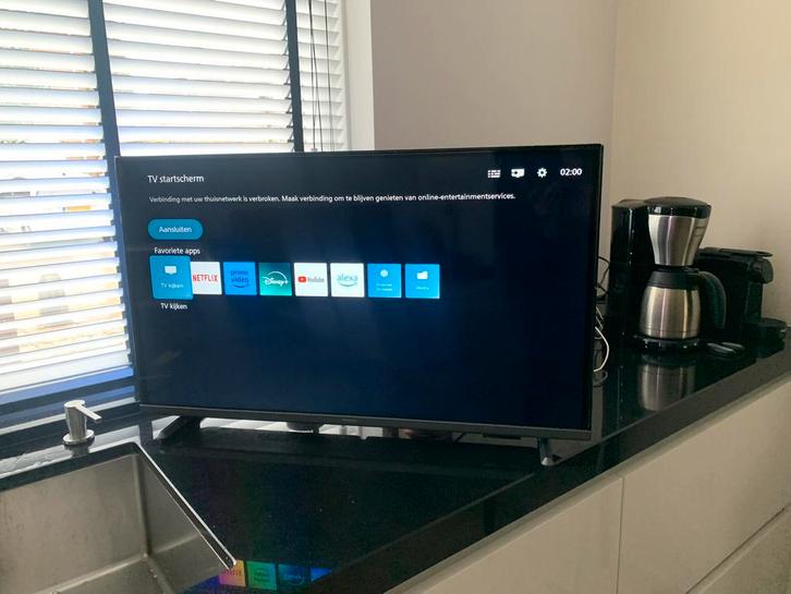 TV PHILIPS AMBILIGHT slechts 4 weken in gebruik geweest Zgan, Audio, Tv en Foto, Televisies, Zo goed als nieuw, 100 cm of meer