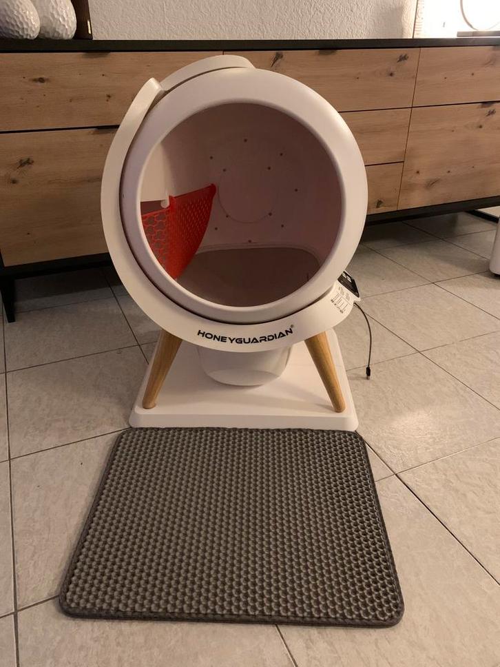 HoneyGuardian Automatische Kattenbak incl 140 opvangzakjes, Dieren en Toebehoren, Kattenbakken, Nieuw, Ophalen of Verzenden