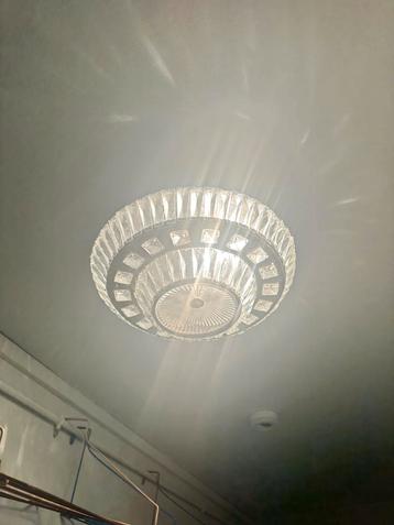 Plafondlamp met Glas & Metaal beschikbaar voor biedingen