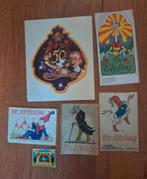 6x vintage / oude Efteling (parkeer) stickers, Verzenden, Zo goed als nieuw, Overige typen