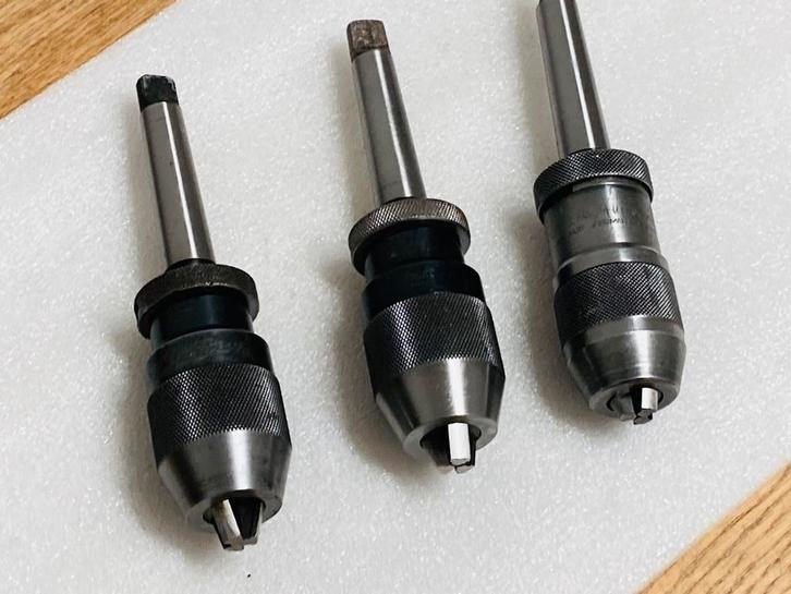 Boorkoppen 0-10 mm Rohm Albrecht Morse Conus 2, Doe-het-zelf en Verbouw, Gereedschap | Boormachines, Zo goed als nieuw, Boormachine