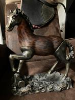 Vintage lamp paard (tin chi), Gebruikt, Tin chi, Ophalen of Verzenden, Glas