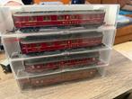Fleischmann Mitropa Slaapwagens - Set van 4, Ophalen of Verzenden, Zo goed als nieuw, Trein, Schaalmodel