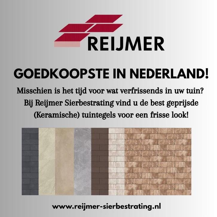 Goedkoopste in Nederland!, Tuin en Terras, Tegels en Klinkers, Terrastegels, Beton, Ophalen