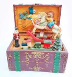 Muziekdoos Speeldoos automaton kerst carrousel beer Sankyo, Antiek en Kunst, Antiek | Speelgoed, Ophalen of Verzenden