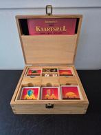 Houten opbergkist Kolonisten van Catan kaartspel, Hobby en Vrije tijd, Gezelschapsspellen | Bordspellen, Ophalen of Verzenden