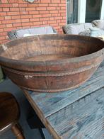 Olijfbak ( oud ), Huis en Inrichting, Woonaccessoires | Schalen en Manden, Ophalen, Gebruikt, Schaal, Rond