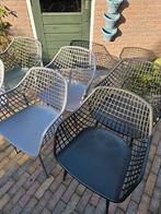 Tuinstoelen Webbing Leen Bakker zwart taupe grijs groen, Tuin en Terras, Tuinstoelen, Ophalen, Zo goed als nieuw, Kunststof