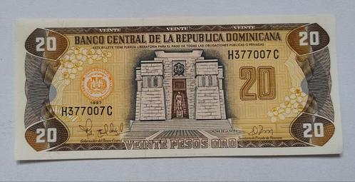 Dominicaanse Republiek 20 Pesos Oro - 1997 UNC, Postzegels en Munten, Bankbiljetten | Amerika, Los biljet, Ophalen of Verzenden