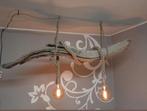 Landelijke hanglamp van drijfhout uit Oostenrijk, Huis en Inrichting, Lampen | Hanglampen, Stoer sober robuust landelijk boomstam