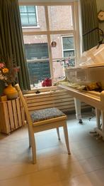 Verstelbare piano stoel, Ophalen, Gebruikt, Wit