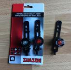 Simson Verlichtingsset Bullet 2 x rood + 1 x wit led, Fietsen en Brommers, Fietsaccessoires | Fietsverlichting, Waterbestendig