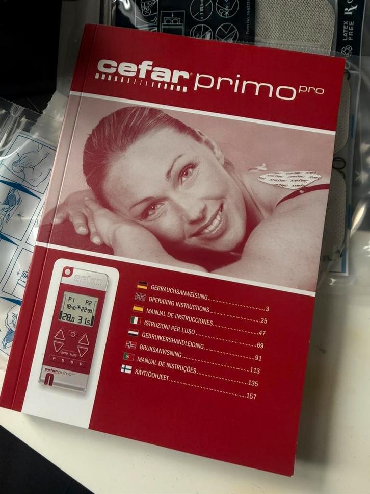 CEFAR PRIMO PRO. (Pijnbestrijding) NIEUW!, Diversen, Verpleegmiddelen, Nieuw, Ophalen of Verzenden