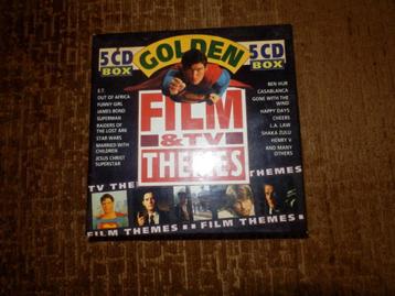 5 Cd Golden Box Film e Tv Themes beschikbaar voor biedingen