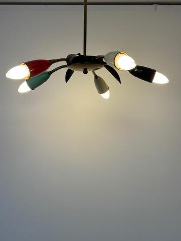 Sputnik Spider Vintage Plafondlamp 50s beschikbaar voor biedingen
