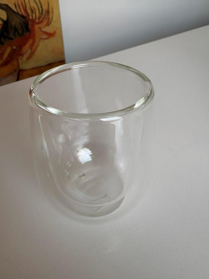 Bialetti Dubbelwandige espresso glazen - 6 stuks, Huis en Inrichting, Keuken | Servies, Zo goed als nieuw, Glas of Glazen, Overige stijlen