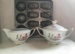 Vintage brocante roomstel/roomstelletje, Antiek en Kunst, Antiek | Servies los, Ophalen of Verzenden
