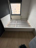 Ikea MALM 140x200 bed inclusief lattenbodems en 2 lades, Huis en Inrichting, Slaapkamer | Bedden, Ophalen, Gebruikt, Wit, 140 cm