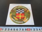 sticker Leger Landmacht Korps Nationale Reserve, Ophalen, Zo goed als nieuw, Bedrijf of Vereniging