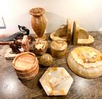 Verzameling vintage decoratie onyxmarmer, marmer, aragoniet, Ophalen of Verzenden, Zo goed als nieuw