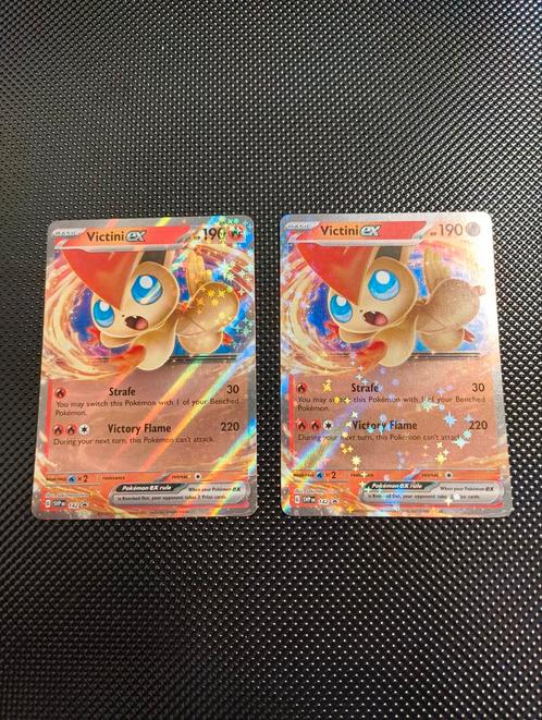 Victini ex SVP 142, Hobby en Vrije tijd, Verzamelkaartspellen | Pokémon, Zo goed als nieuw, Meerdere kaarten, Ophalen of Verzenden