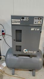 Atlas Copco compressor, Doe-het-zelf en Verbouw, Compressors, 100 liter of meer, Ophalen of Verzenden, 6 tot 10 bar, Olievrij