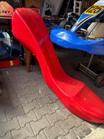 Rode Pump Stoel - Decoratieve Stoel, Ophalen, Kunststof, Gebruikt, Eén