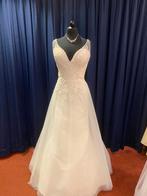 Romantische ivoor kleur trouwjurk maat 36,38,40,42, Ophalen, Nieuw, Blauw, Trouwjurk