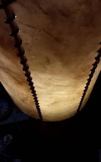 Zeldzaam houten behangrol met lamp, Antiek en Kunst, Antiek | Lampen, Ophalen