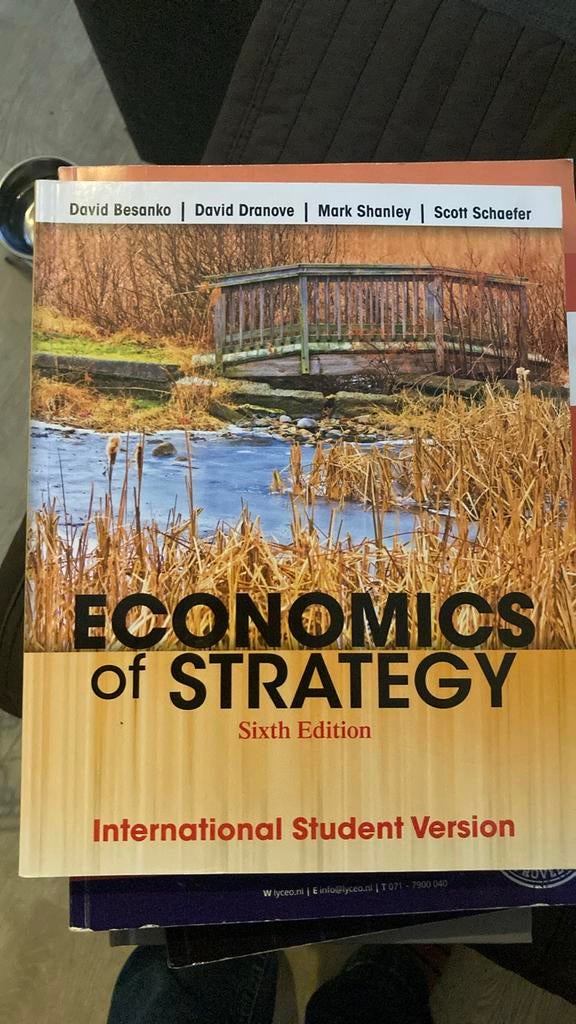 Economics of Strategy - 6th Edition, Boeken, Ophalen of Verzenden, Beta, Zo goed als nieuw, HBO