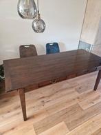 Eetkamertafel Teak, Huis en Inrichting, Tafels | Eettafels, Ophalen, Gebruikt, Teakhout, 50 tot 100 cm