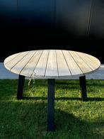 4 SEASONS OUTDOOR DERBY TEAK-TUINTAFEL 130 ROND, Tuin en Terras, Tuinsets en Loungesets, Ophalen, Nieuw, Teakhout