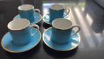 Expresso kopjes 4x Bijenkorf, Ophalen of Verzenden, Overige stijlen, Kop(pen) en/of Schotel(s), Glas