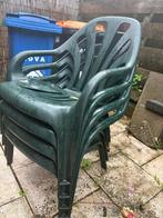 4 groene plastic stoelen nieuw!, Huis en Inrichting, Stoelen, Ophalen, Overige kleuren