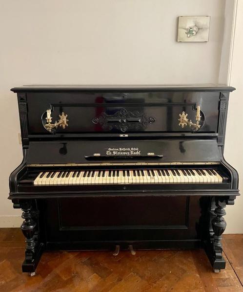 Steinweg Piano, Muziek en Instrumenten, Piano's, Gebruikt, Piano, Zwart, Hoogglans